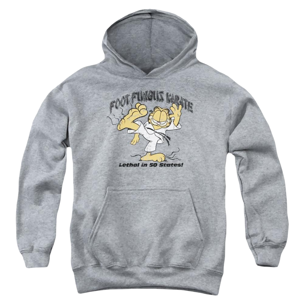 Garfield Foot Fungus Karate - Youth Hoodie (Ages 8-12) Youth Hoodie (Ages 8-12) Garfield