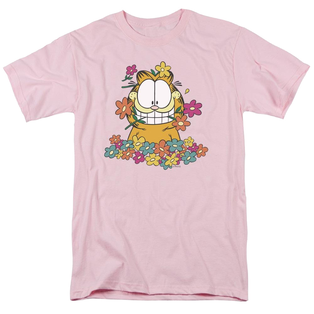 Garfield In The Garden - Men's Regular Fit T-Shirt Men's Regular Fit T-Shirt Garfield