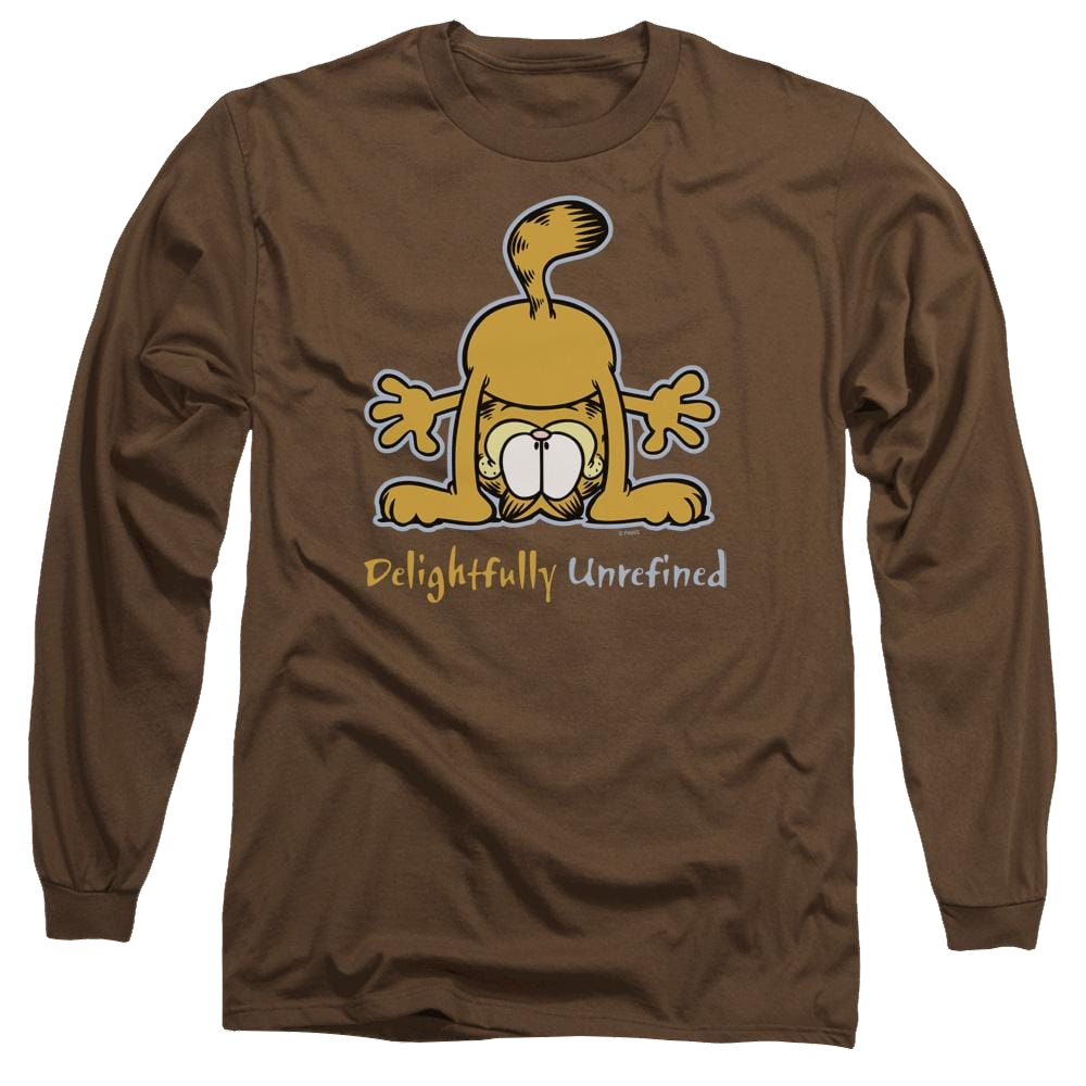 Garfield Delightfully Unrefined - Men's Long Sleeve T-Shirt Men's Long Sleeve T-Shirt Garfield