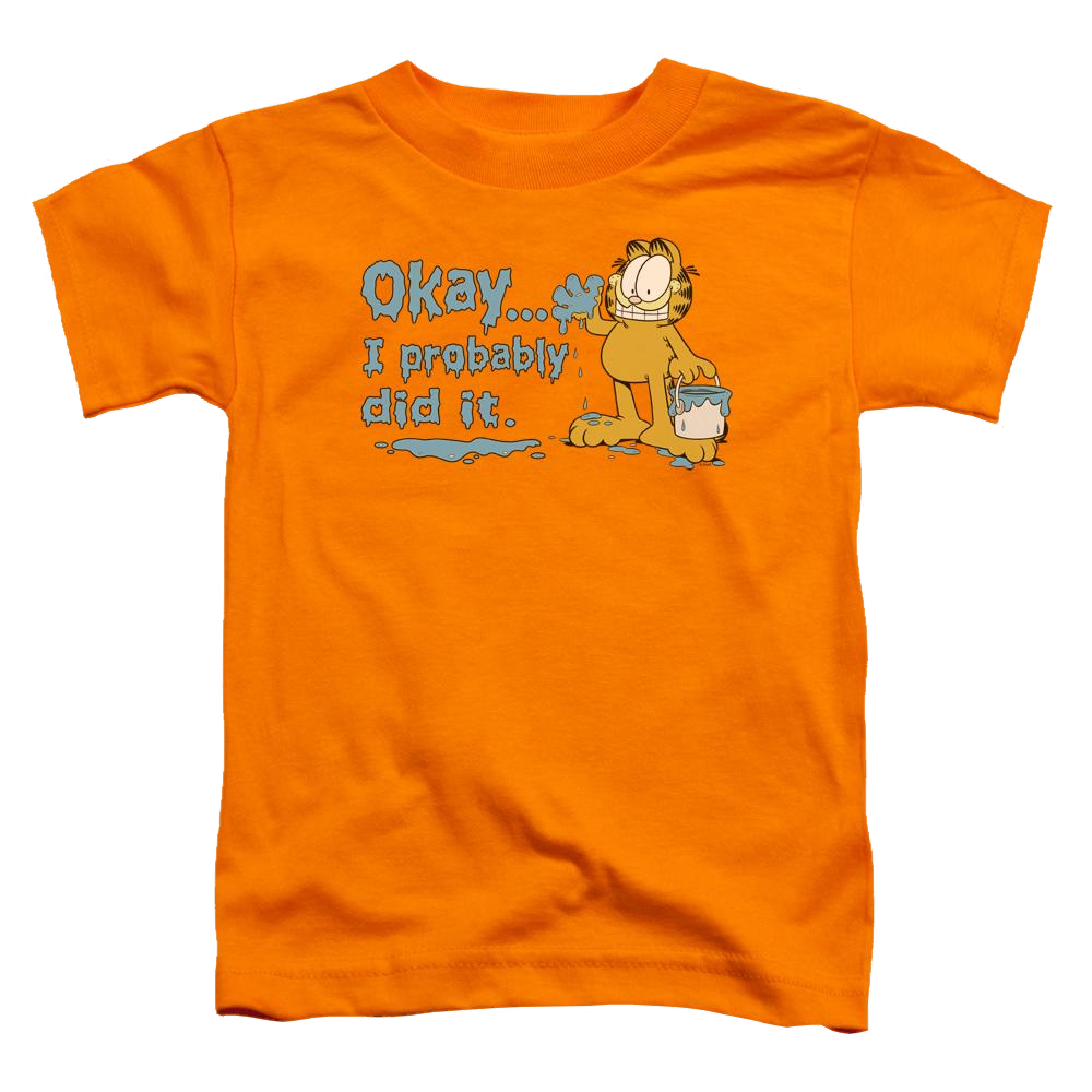 Garfield I Probably Did It - Toddler T-Shirt Toddler T-Shirt Garfield