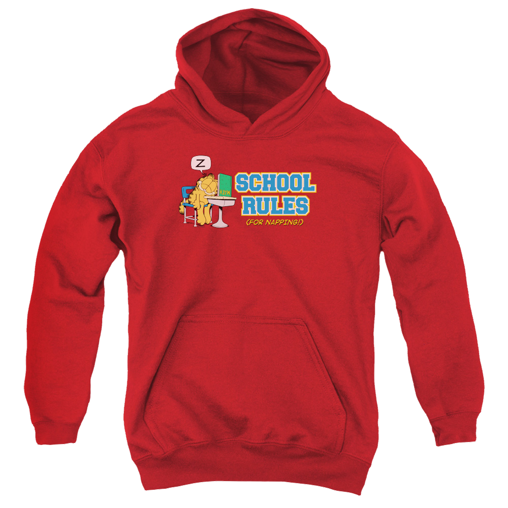Garfield School Rules - Youth Hoodie (Ages 8-12) Youth Hoodie (Ages 8-12) Garfield