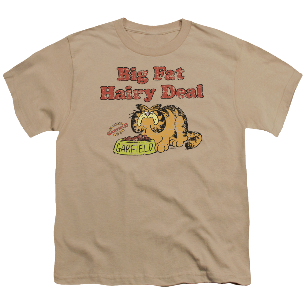 Garfield Big Fat Hairy Deal - Youth T-Shirt (Ages 8-12) Youth T-Shirt (Ages 8-12) Garfield