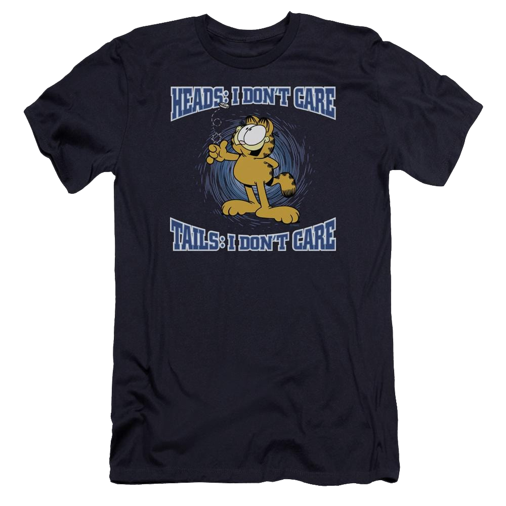 Garfield Heads Or Tails - Men's Premium Slim Fit T-Shirt Men's Premium Slim Fit T-Shirt Garfield