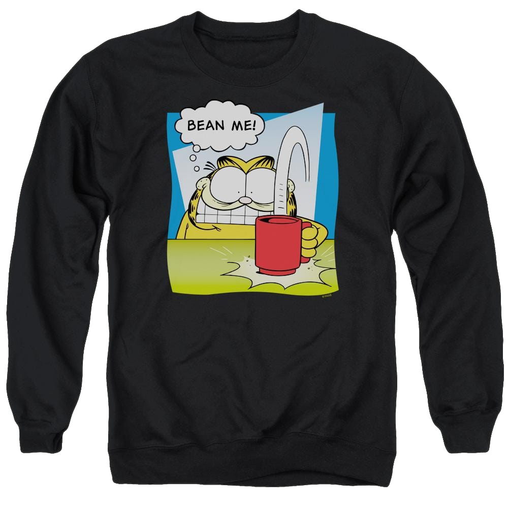 Garfield Bean Me - Men's Crewneck Sweatshirt Men's Crewneck Sweatshirt Garfield