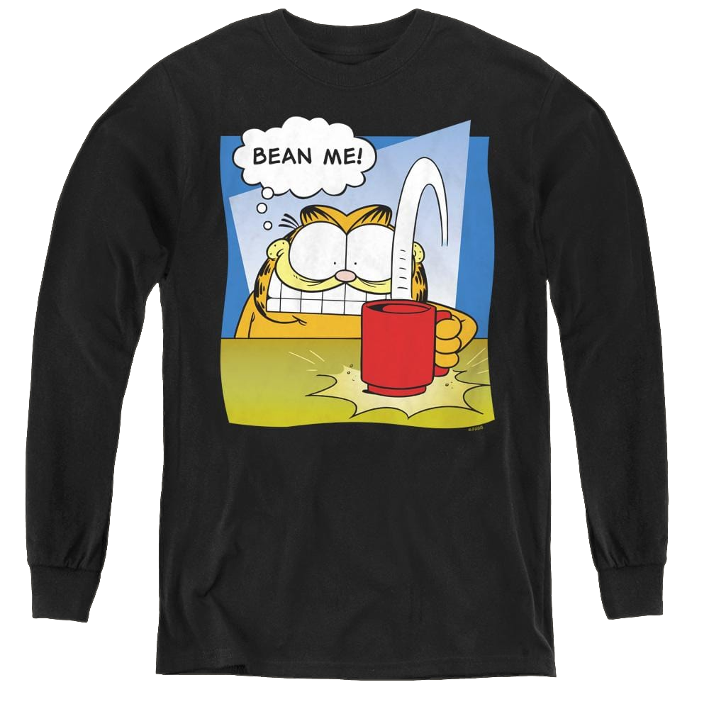Garfield Bean Me - Youth Long Sleeve T-Shirt Youth Long Sleeve T-Shirt Garfield