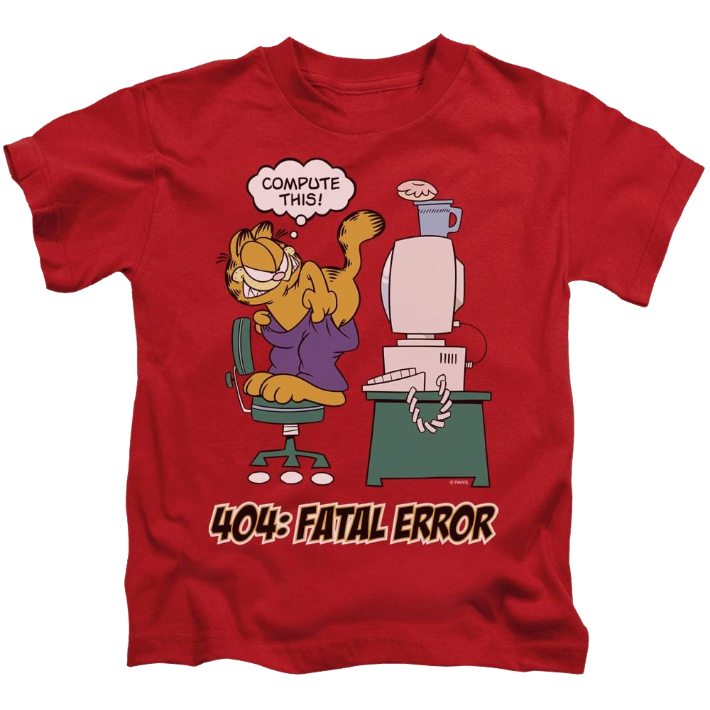 Garfield Compute This - Kid's T-Shirt Kid's T-Shirt (Ages 4-7) Garfield