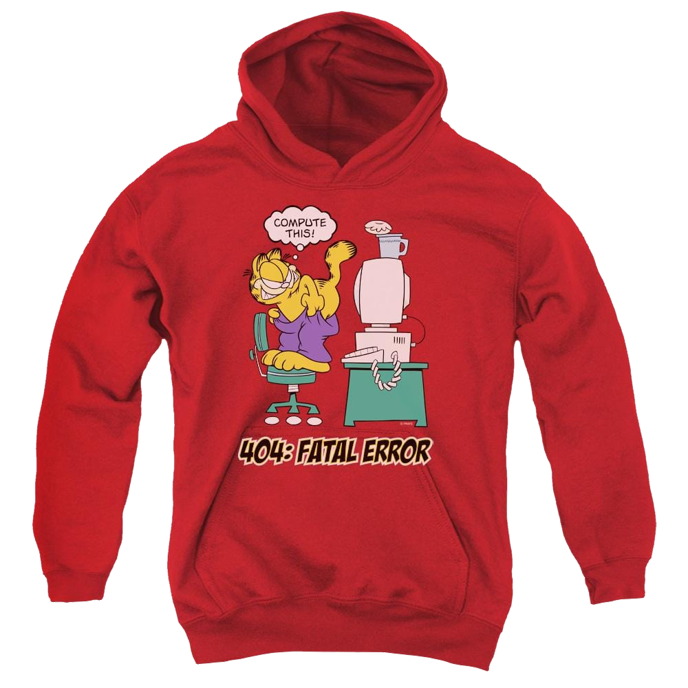 Garfield Compute This - Youth Hoodie (Ages 8-12) Youth Hoodie (Ages 8-12) Garfield