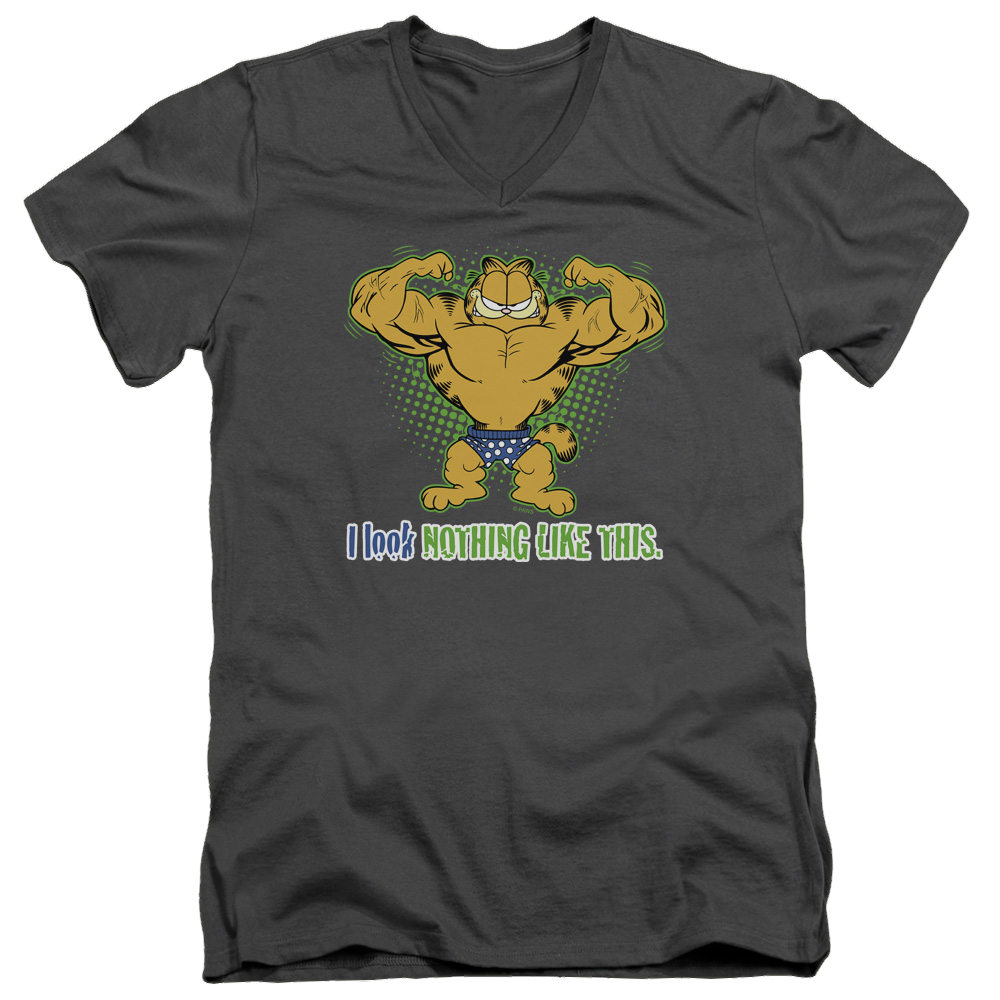 Garfield Nothing Like This - Men's V-Neck T-Shirt Men's V-Neck T-Shirt Garfield