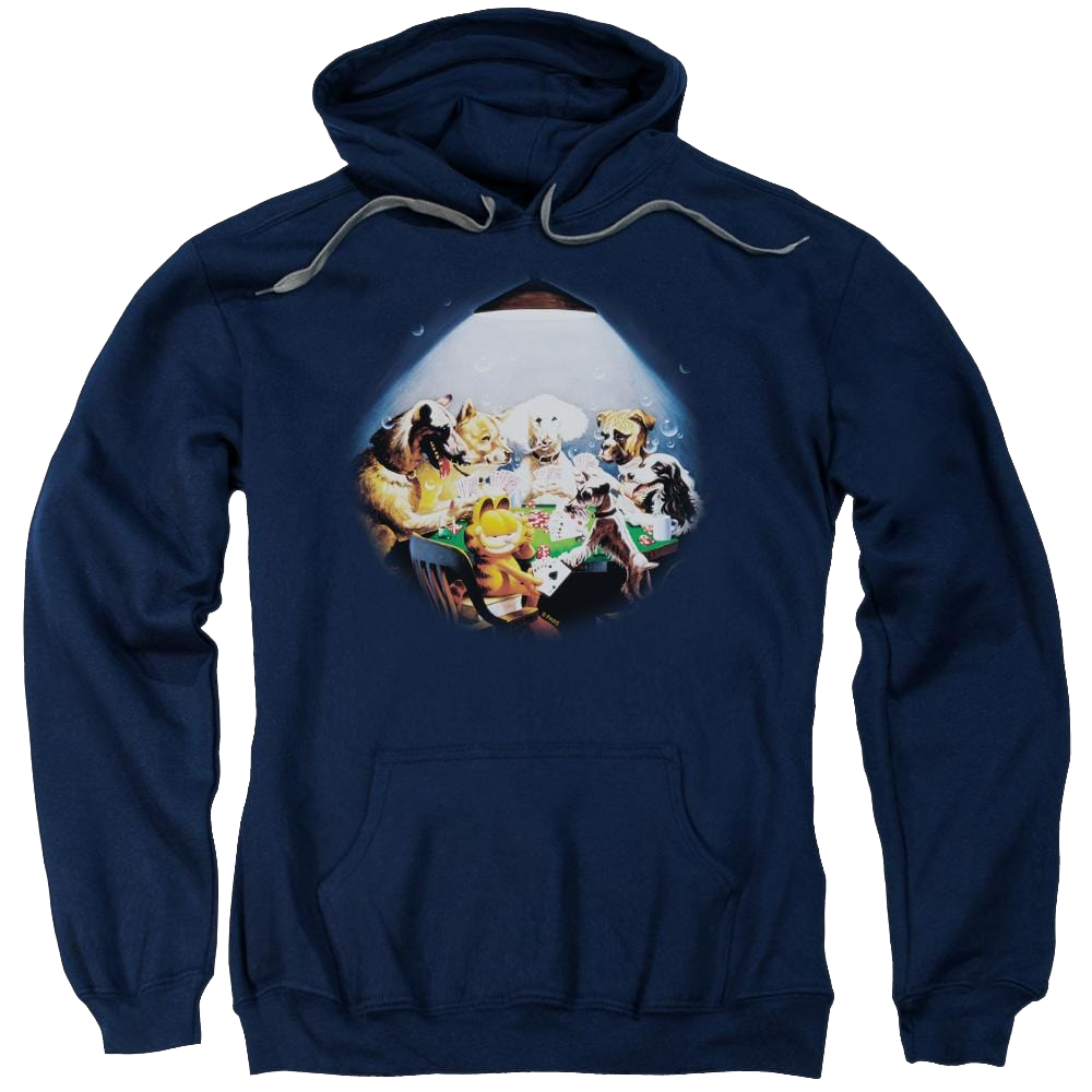 Garfield Playing With The Big Dogs - Pullover Hoodie Pullover Hoodie Garfield