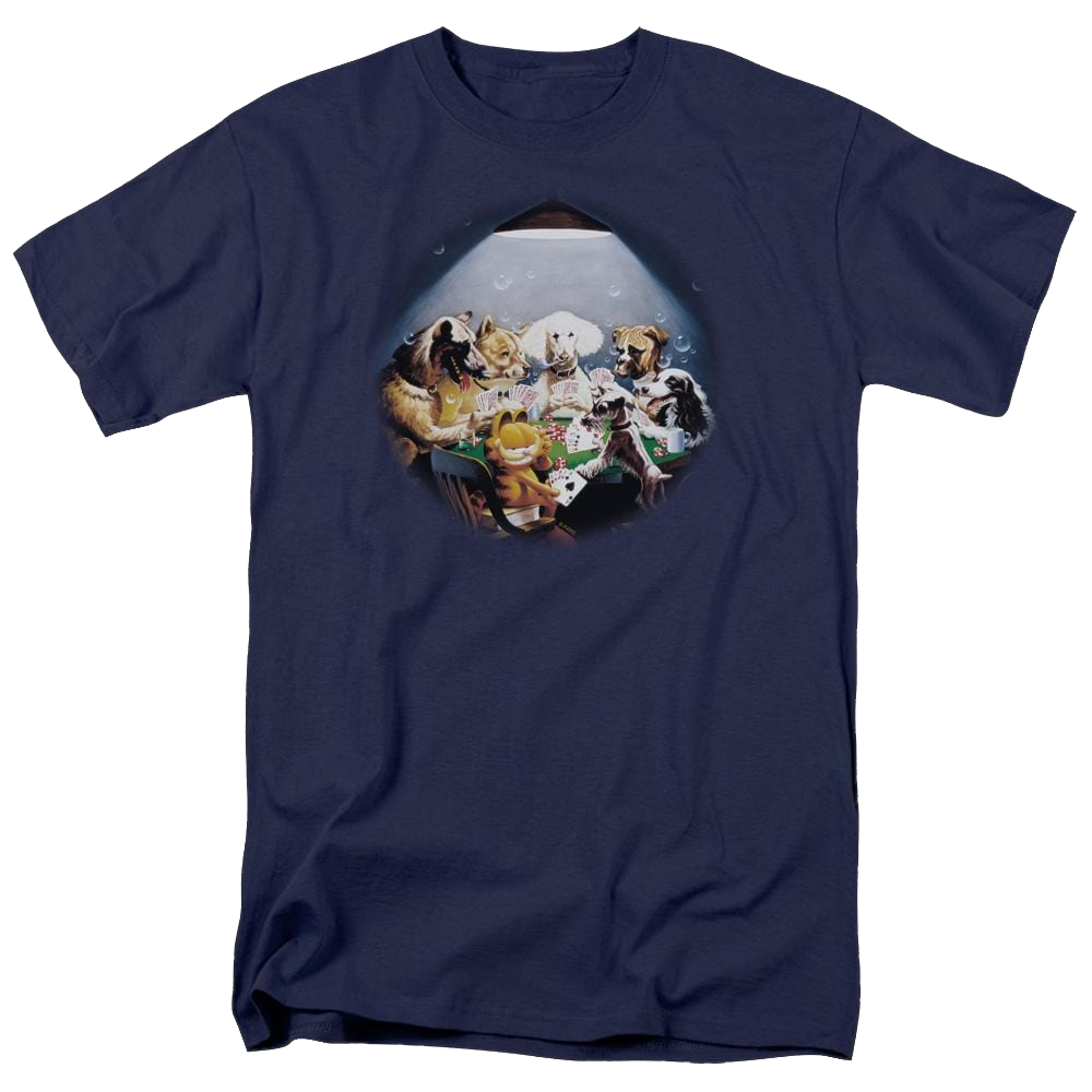 Garfield Playing With The Big Dogs - Men's Regular Fit T-Shirt Men's Regular Fit T-Shirt Garfield