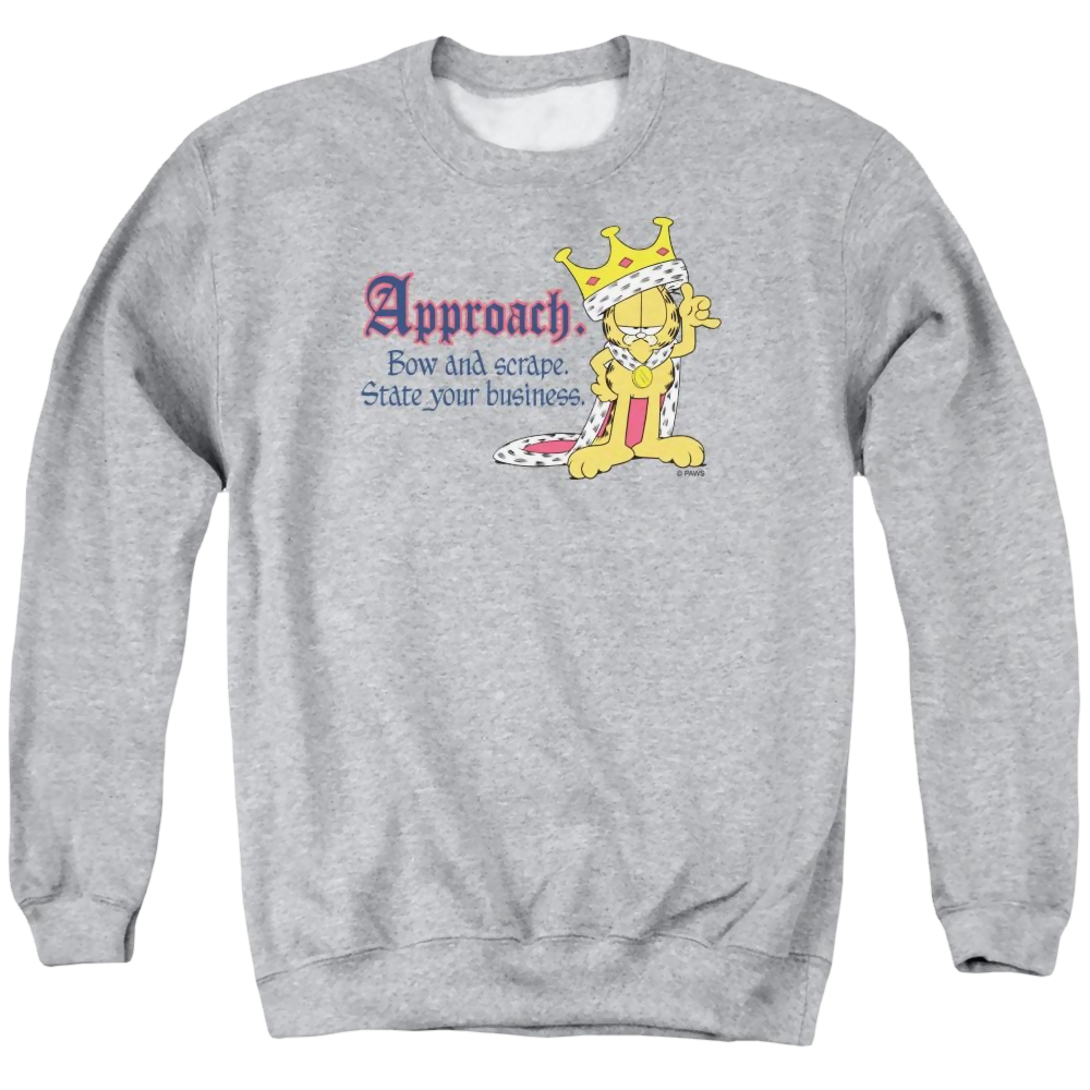 Garfield State Your Business - Men's Crewneck Sweatshirt Men's Crewneck Sweatshirt Garfield