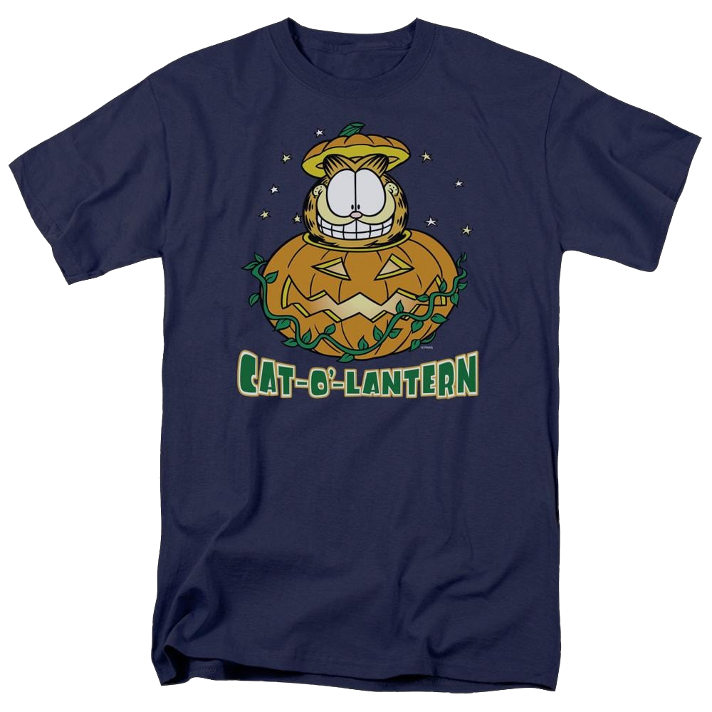Garfield Cat O Lantern - Men's Regular Fit T-Shirt Men's Regular Fit T-Shirt Garfield