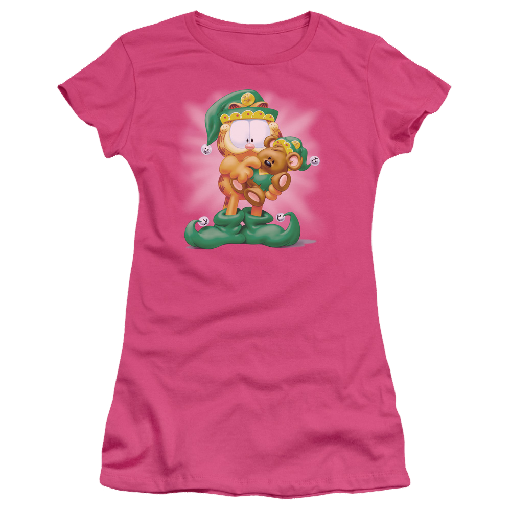 Garfield Number 1 Elf - Juniors T-Shirt Juniors T-Shirt Garfield