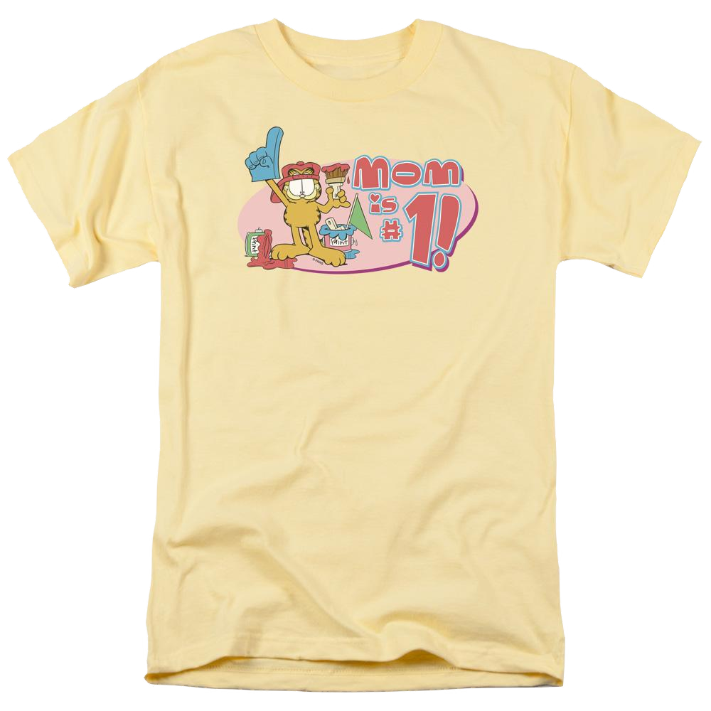 Garfield Mom Number One - Men's Regular Fit T-Shirt Men's Regular Fit T-Shirt Garfield