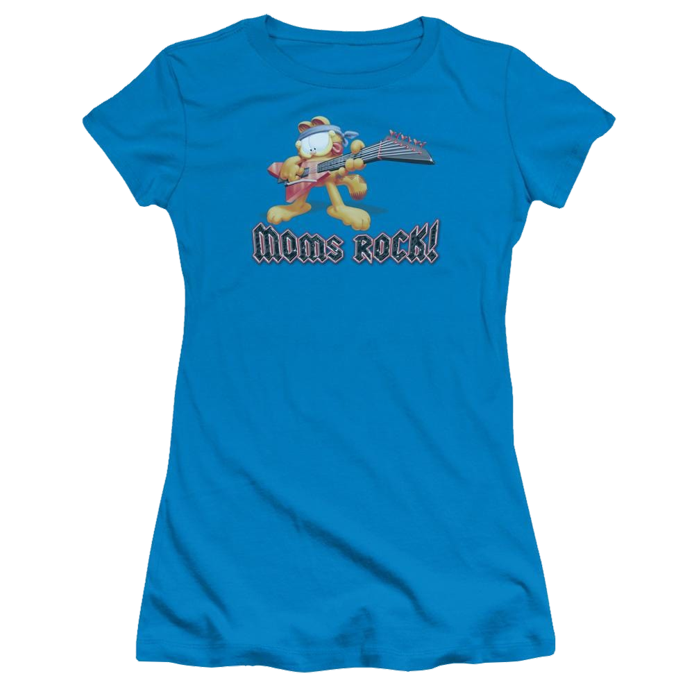 Garfield Moms Rock - Juniors T-Shirt Juniors T-Shirt Garfield