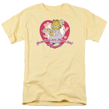 Banana men's regular fit t-shirt with Garfield Dont Forget Grandma graphic