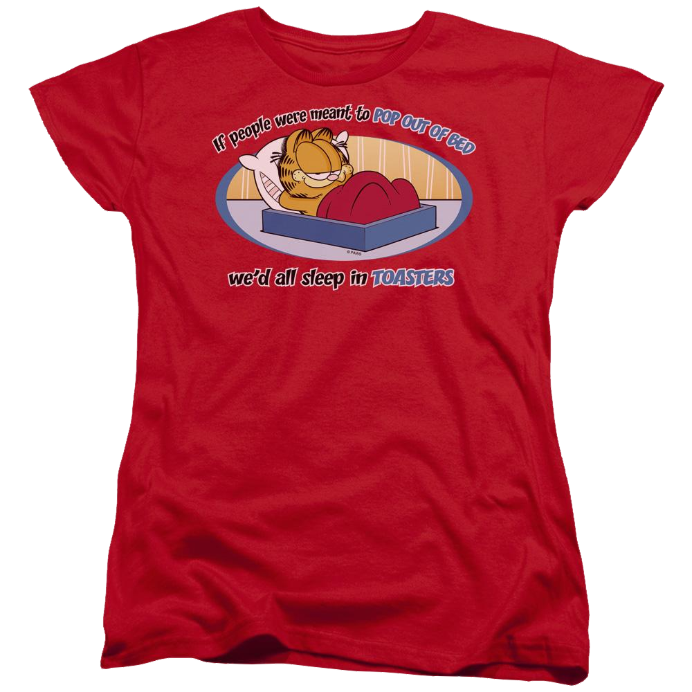Garfield Pop Out Of Bed - Women's T-Shirt Women's T-Shirt Garfield