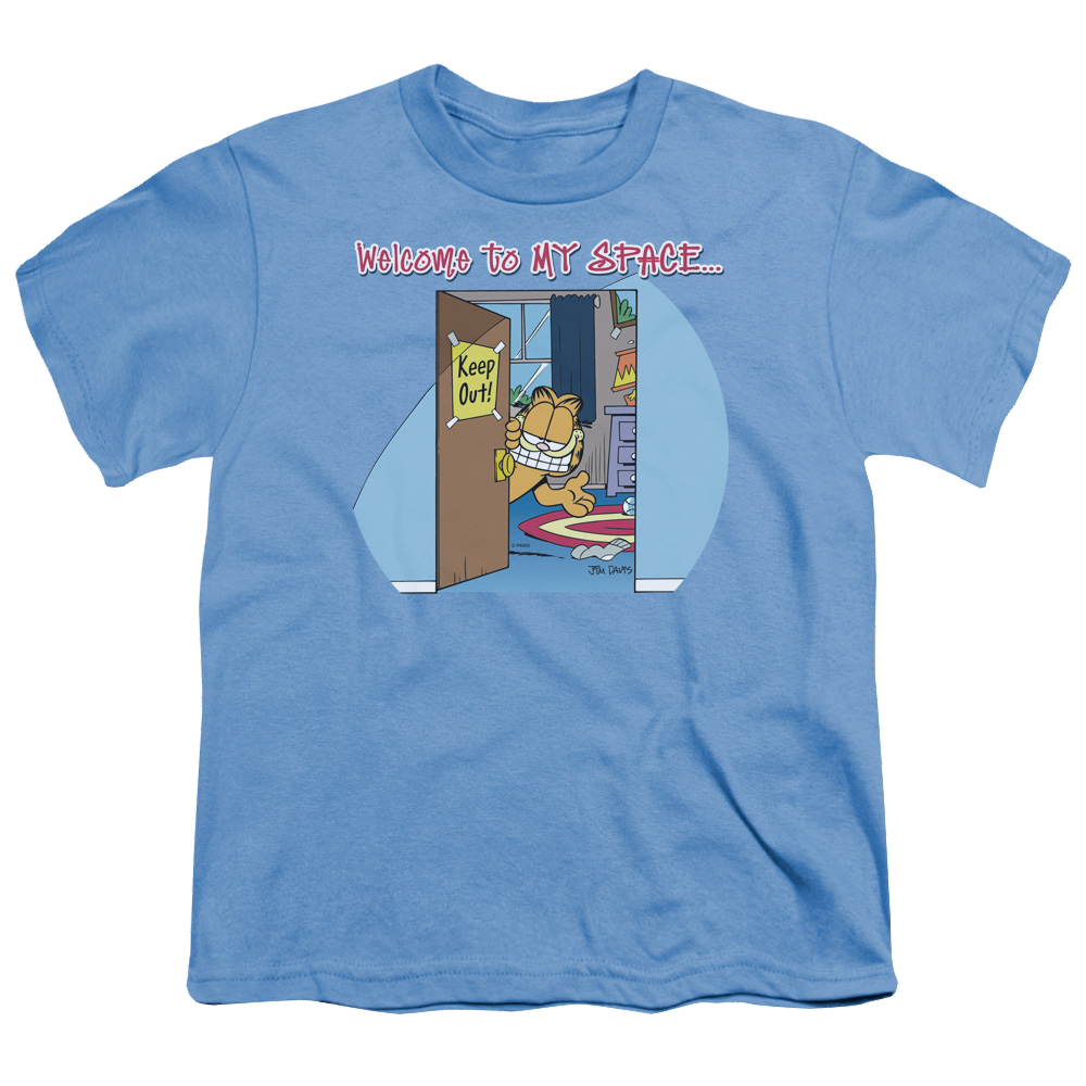 Garfield Welcome To Myspace - Youth T-Shirt (Ages 8-12) Youth T-Shirt (Ages 8-12) Garfield