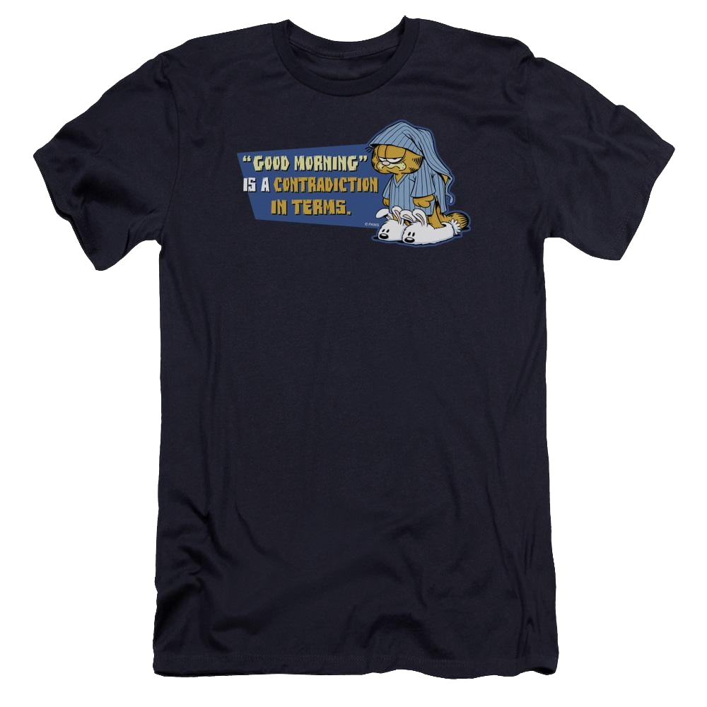 Garfield Contradicition In Terms - Men's Premium Slim Fit T-Shirt Men's Premium Slim Fit T-Shirt Garfield
