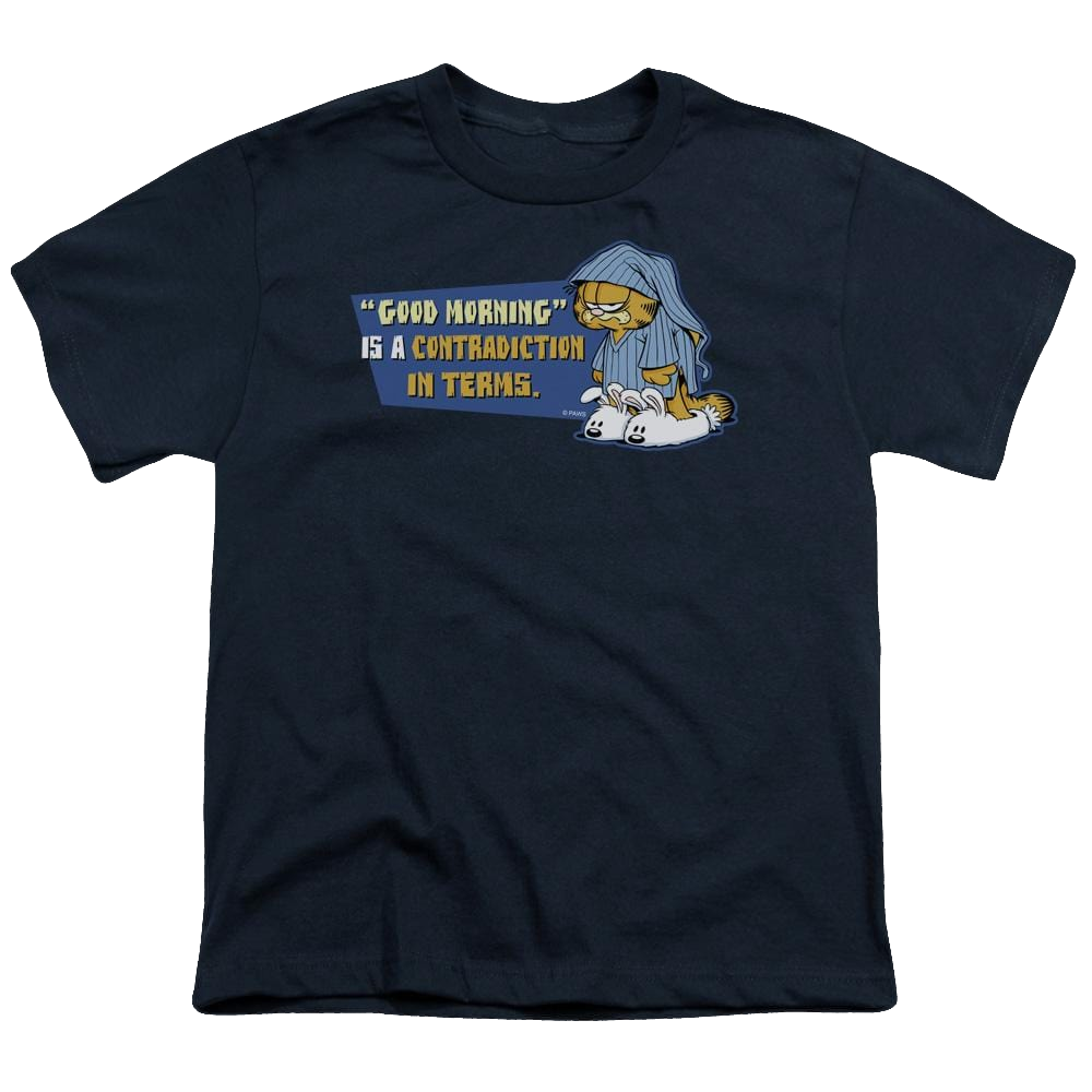 Garfield Contradicition In Terms - Youth T-Shirt (Ages 8-12) Youth T-Shirt (Ages 8-12) Garfield