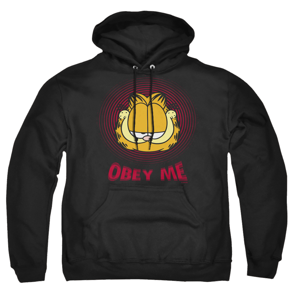 Garfield Obey Me - Pullover Hoodie Pullover Hoodie Garfield