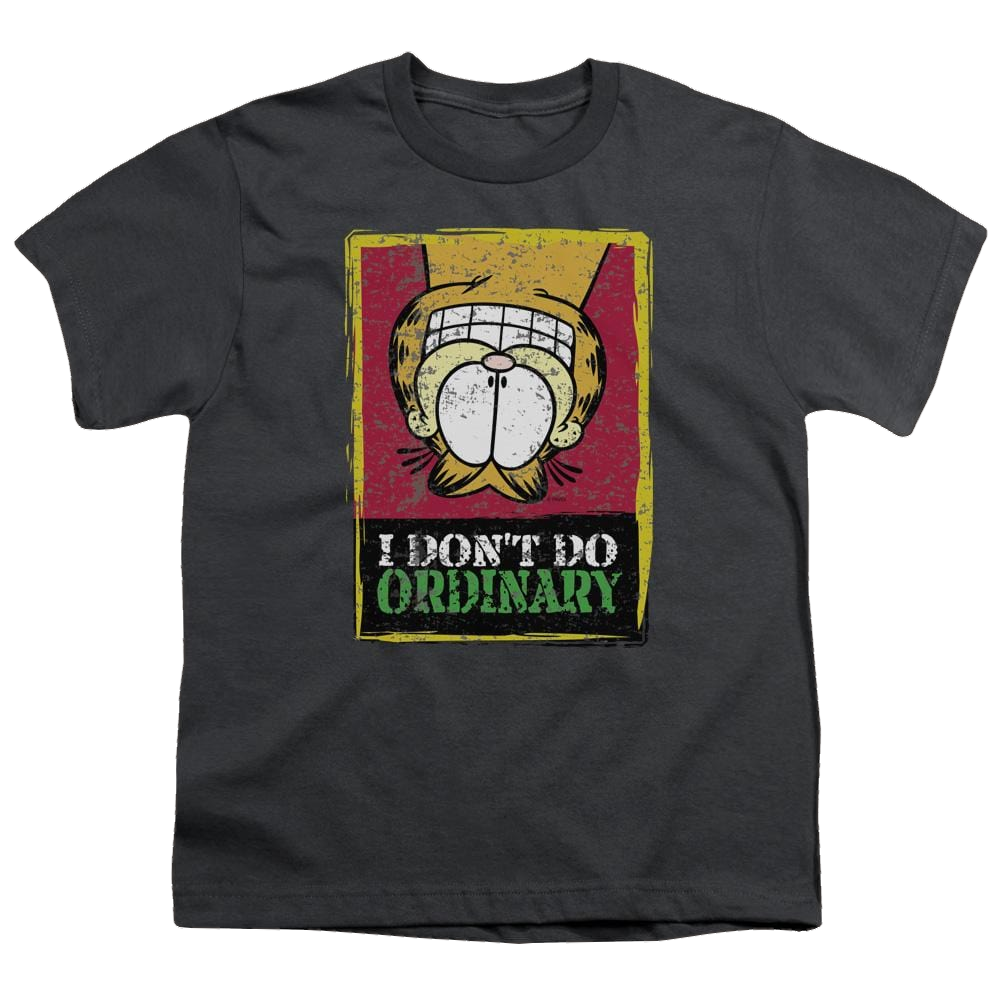Garfield I Dont Do Ordinary - Youth T-Shirt (Ages 8-12) Youth T-Shirt (Ages 8-12) Garfield