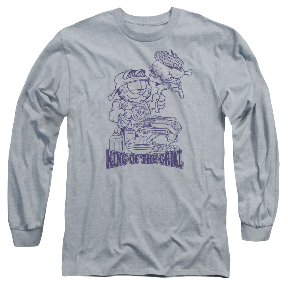 Garfield King Of The Grill - Men's Long Sleeve T-Shirt Men's Long Sleeve T-Shirt Garfield