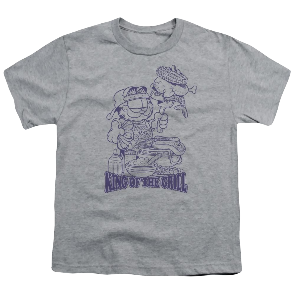 Garfield King Of The Grill - Youth T-Shirt (Ages 8-12) Youth T-Shirt (Ages 8-12) Garfield