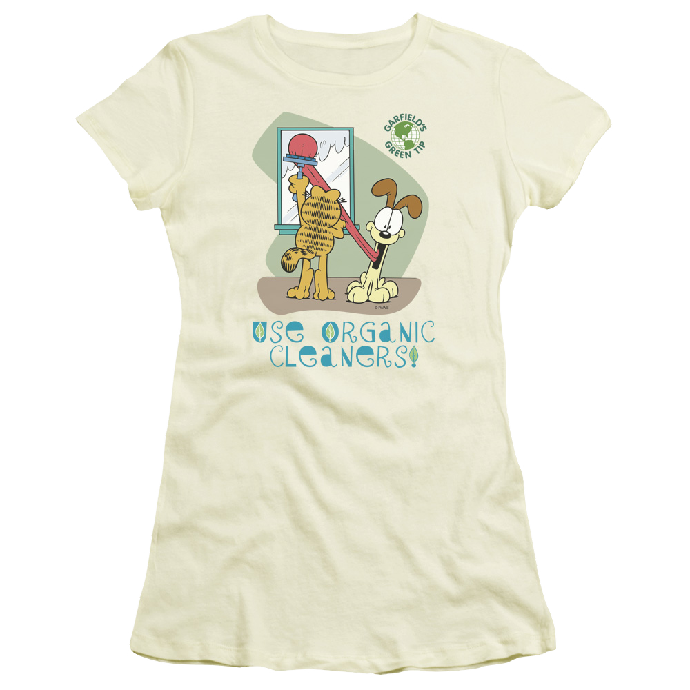 Garfield Organic Cleaners - Juniors T-Shirt Juniors T-Shirt Garfield