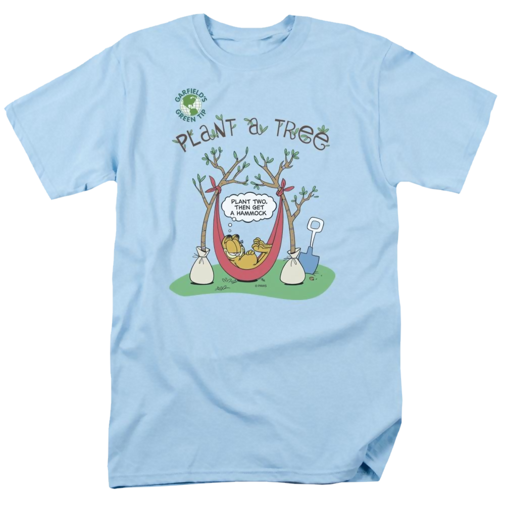 Garfield Plant A Tree - Men's Regular Fit T-Shirt Men's Regular Fit T-Shirt Garfield