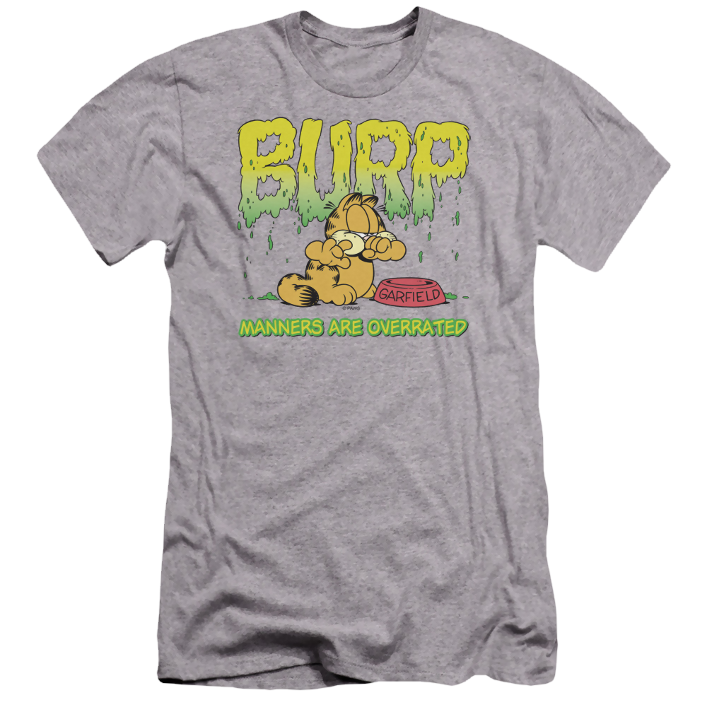 Garfield Manners - Men's Premium Slim Fit T-Shirt Men's Premium Slim Fit T-Shirt Garfield