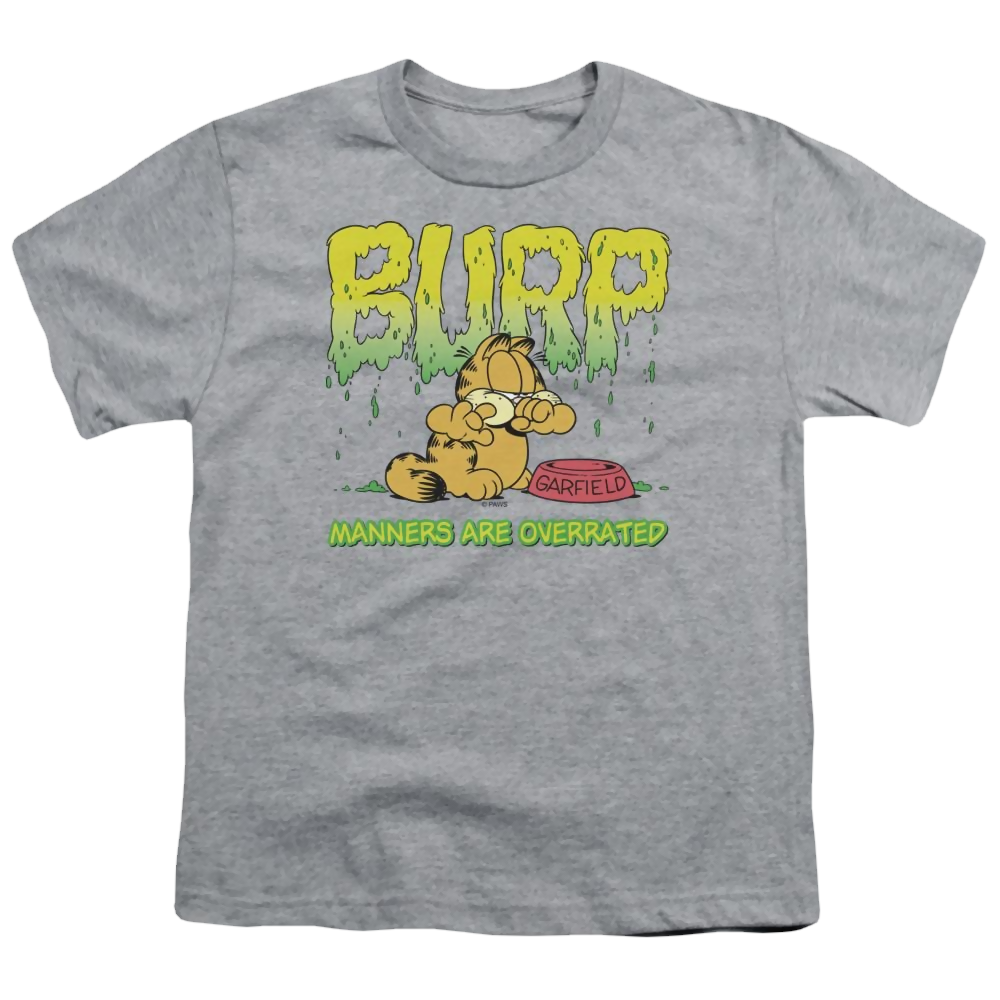 Garfield Manners - Youth T-Shirt (Ages 8-12) Youth T-Shirt (Ages 8-12) Garfield