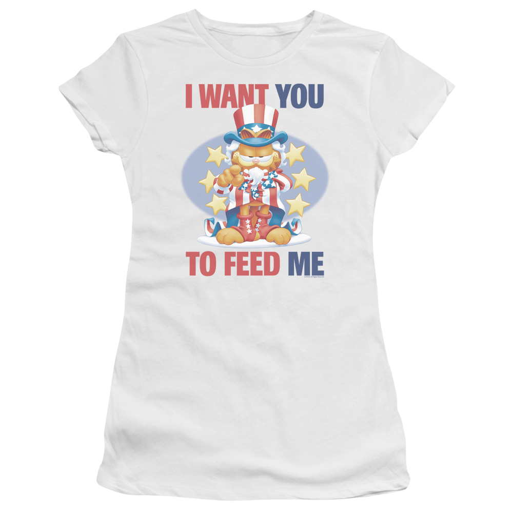 Garfield I Want You - Juniors T-Shirt Juniors T-Shirt Garfield