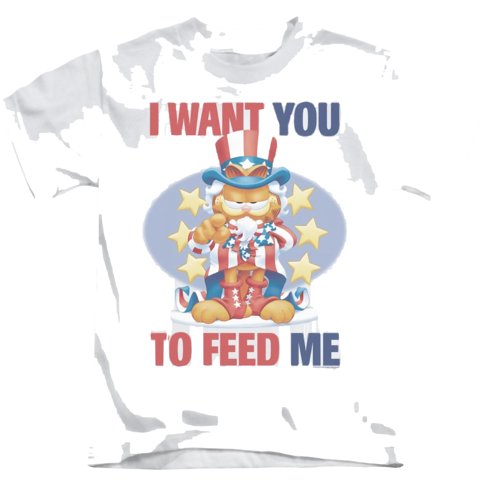 Garfield I Want You - Kid's T-Shirt (Ages 4-7) White Kid's T-Shirt (Ages 4-7) Garfield