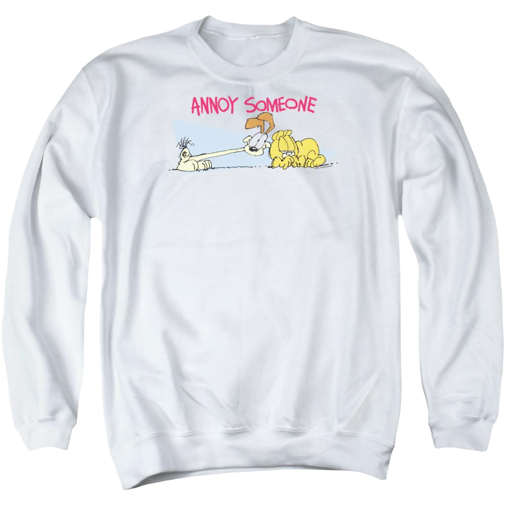 Garfield Annoy Someone - Men's Crewneck Sweatshirt Men's Crewneck Sweatshirt Garfield
