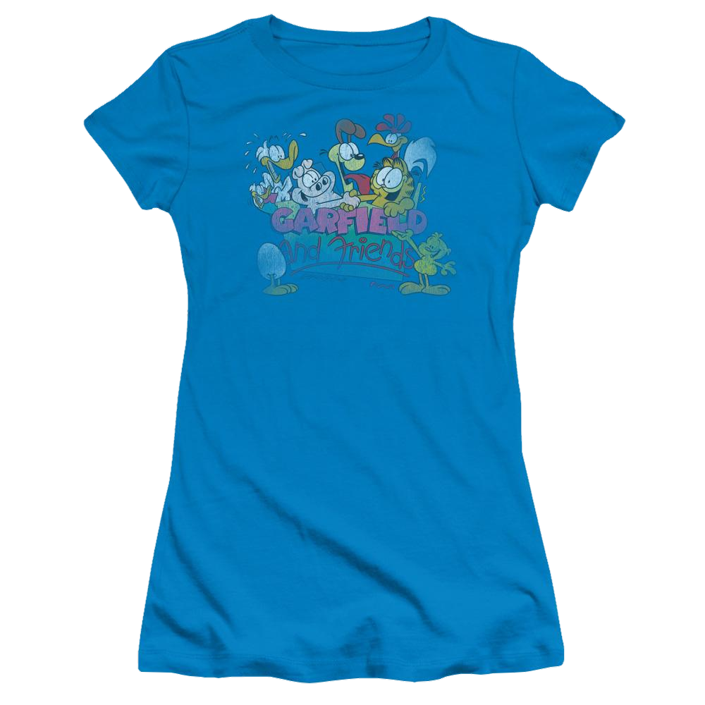 Garfield Garfield And Friends - Juniors T-Shirt Juniors T-Shirt Garfield