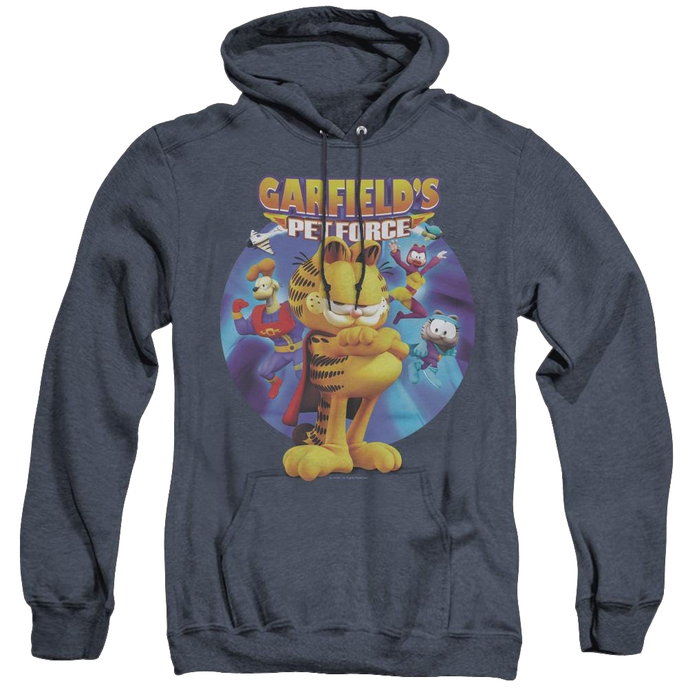 Garfield Dvd Art - Heather Pullover Hoodie Heather Pullover Hoodie Garfield
