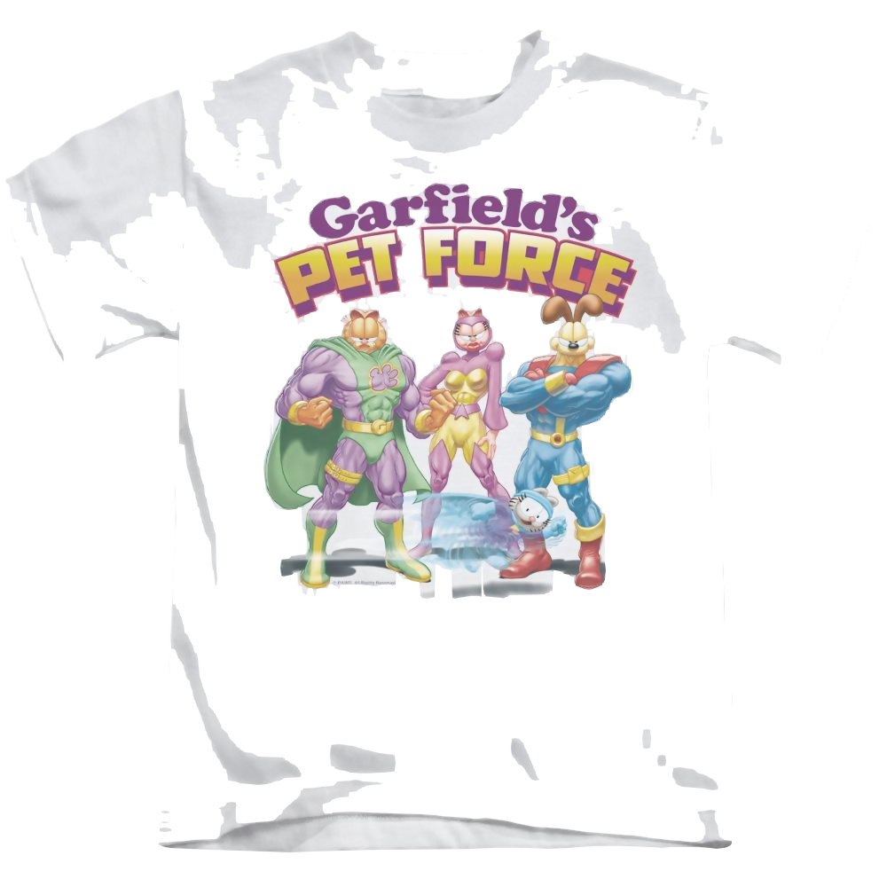 Garfield Heroes Await - Kid's T-Shirt (Ages 4-7) Kid's T-Shirt (Ages 4-7) Garfield