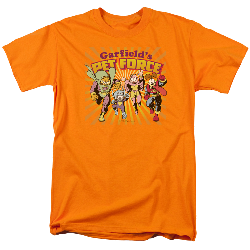 Garfield Pet Force Burst - Men's Regular Fit T-Shirt Men's Regular Fit T-Shirt Garfield