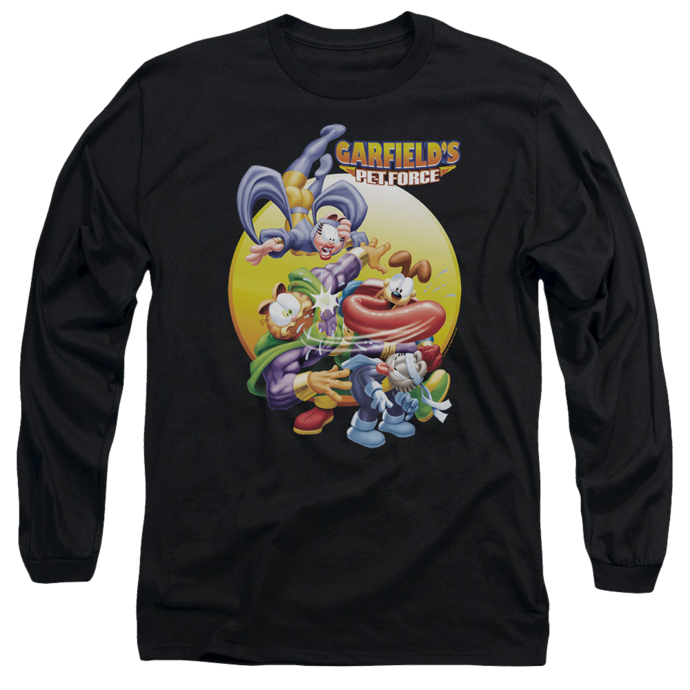 Garfield Tongue Of Doom - Men's Long Sleeve T-Shirt Men's Long Sleeve T-Shirt Garfield