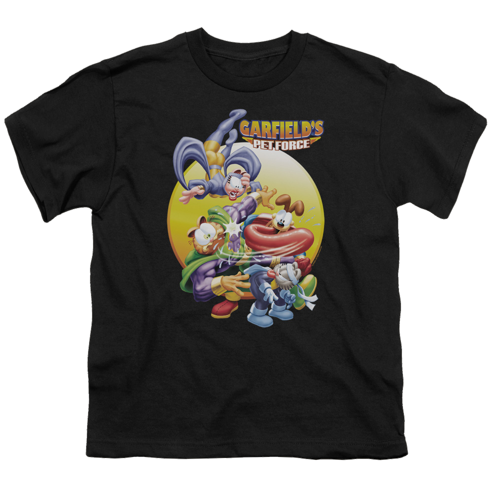 Garfield Tongue Of Doom - Youth T-Shirt (Ages 8-12) Youth T-Shirt (Ages 8-12) Garfield