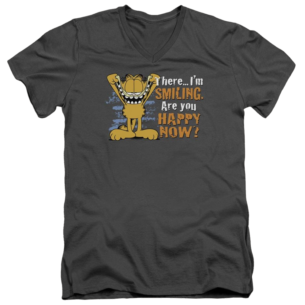 Garfield Smiling - Men's V-Neck T-Shirt Men's V-Neck T-Shirt Garfield