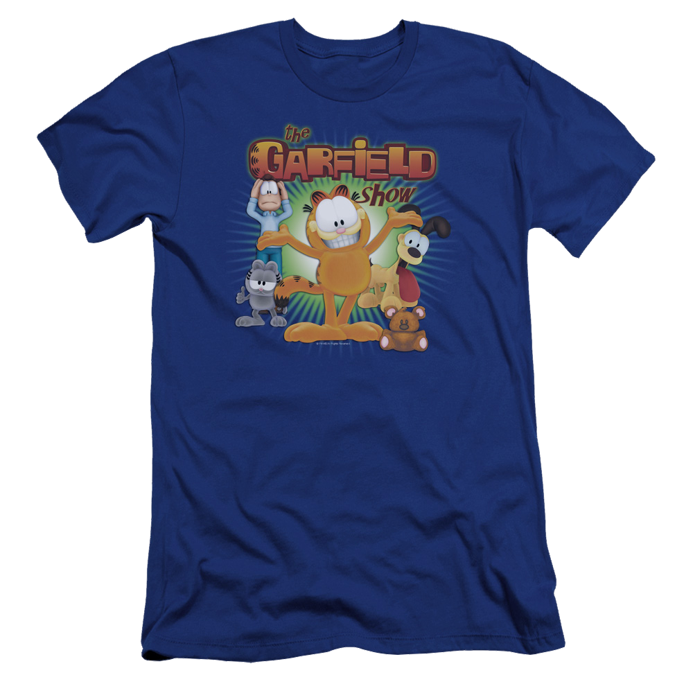 Garfield The Garfield Show - Men's Premium Slim Fit T-Shirt Men's Premium Slim Fit T-Shirt Garfield