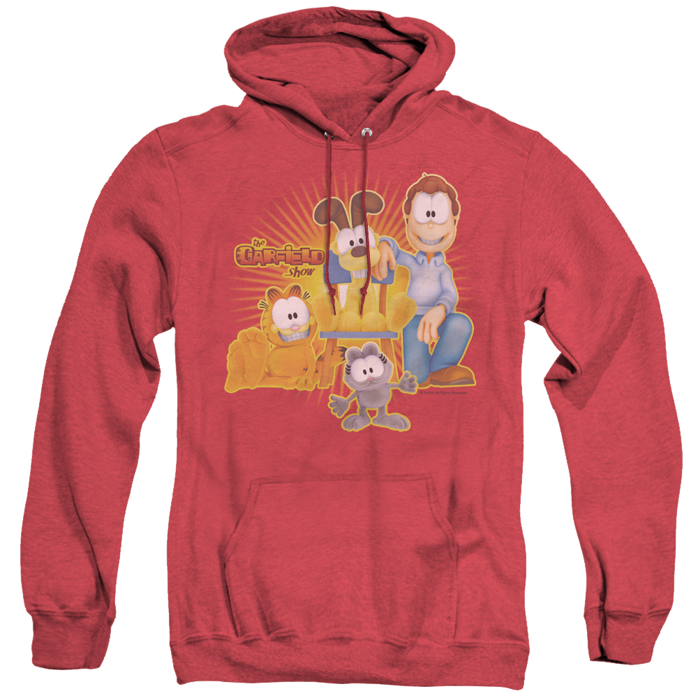 Garfield Say Cheese - Heather Pullover Hoodie Heather Pullover Hoodie Garfield