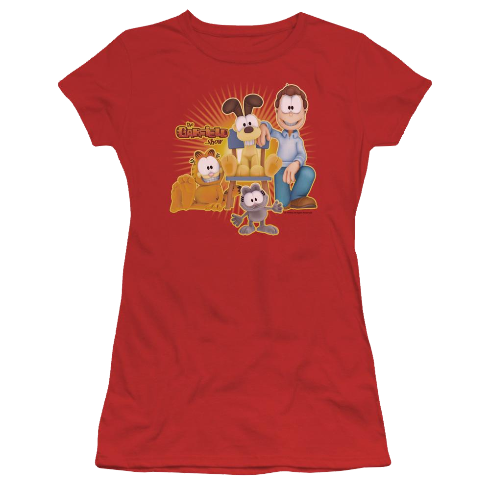 Garfield Say Cheese - Juniors T-Shirt Juniors T-Shirt Garfield