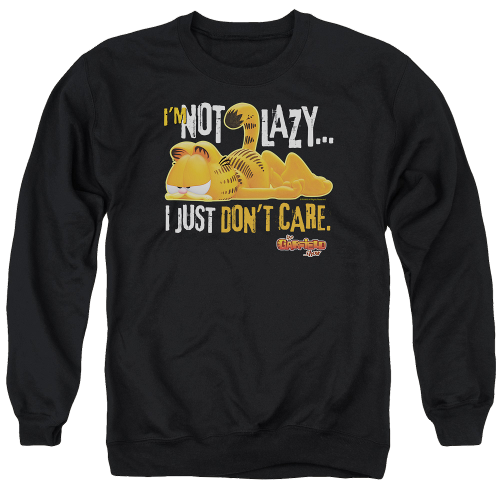 Garfield Not Lazy - Men's Crewneck Sweatshirt Men's Crewneck Sweatshirt Garfield