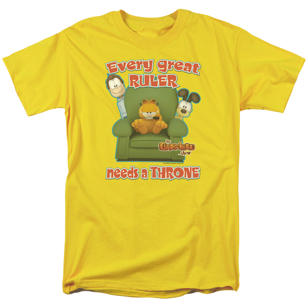 Garfield Throne - Men's Regular Fit T-Shirt Men's Regular Fit T-Shirt Garfield