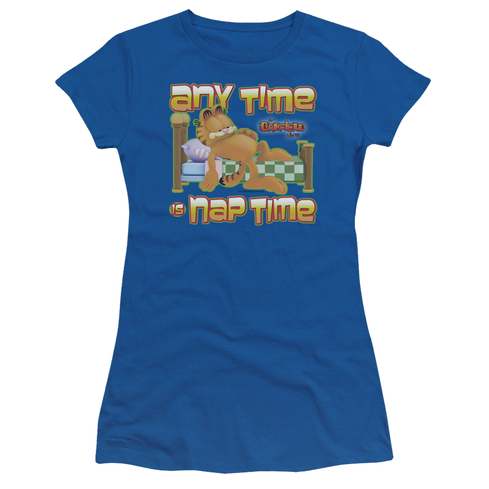 Garfield Nap Time - Juniors T-Shirt Juniors T-Shirt Garfield