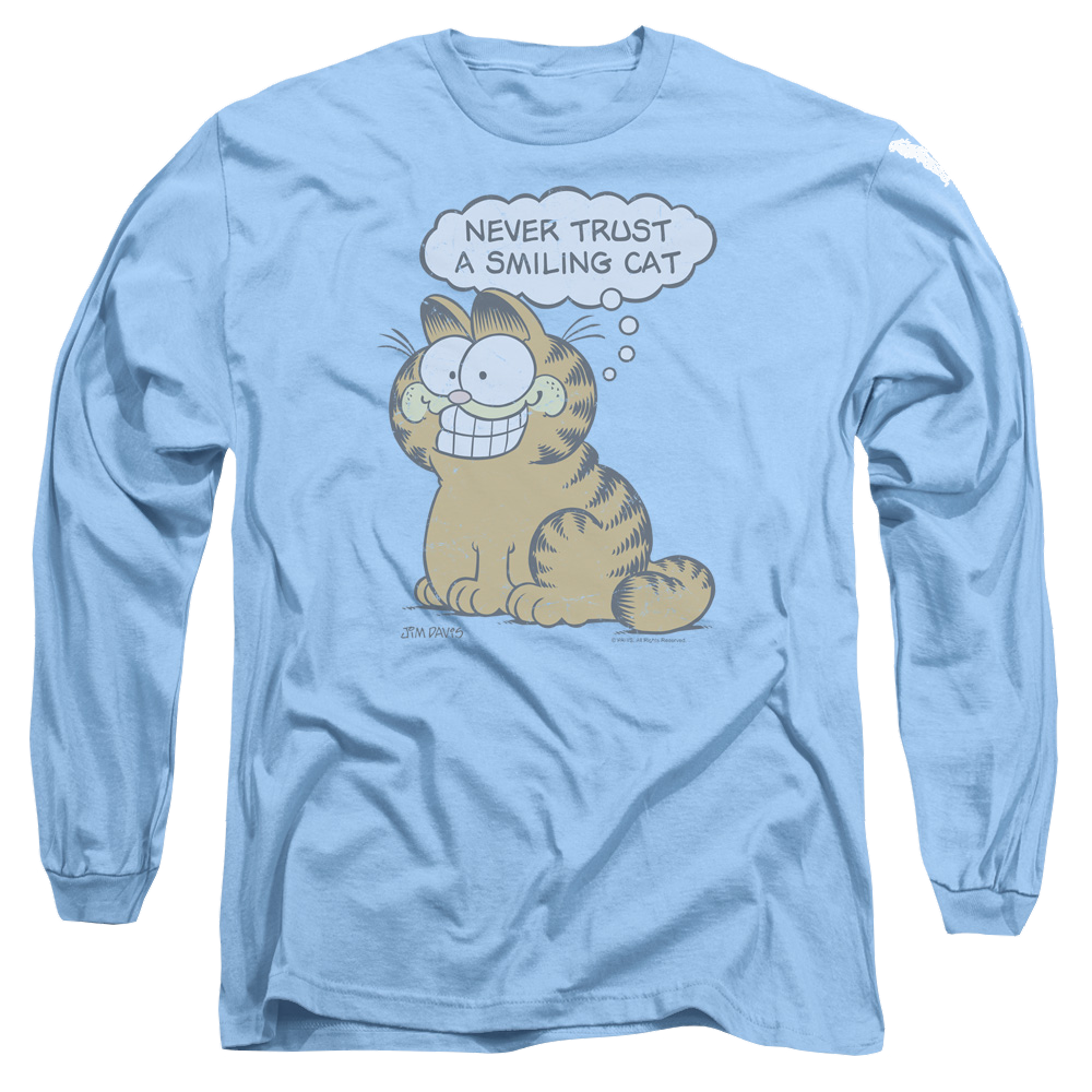 Garfield Smiling Cat - Men's Long Sleeve T-Shirt Men's Long Sleeve T-Shirt Garfield