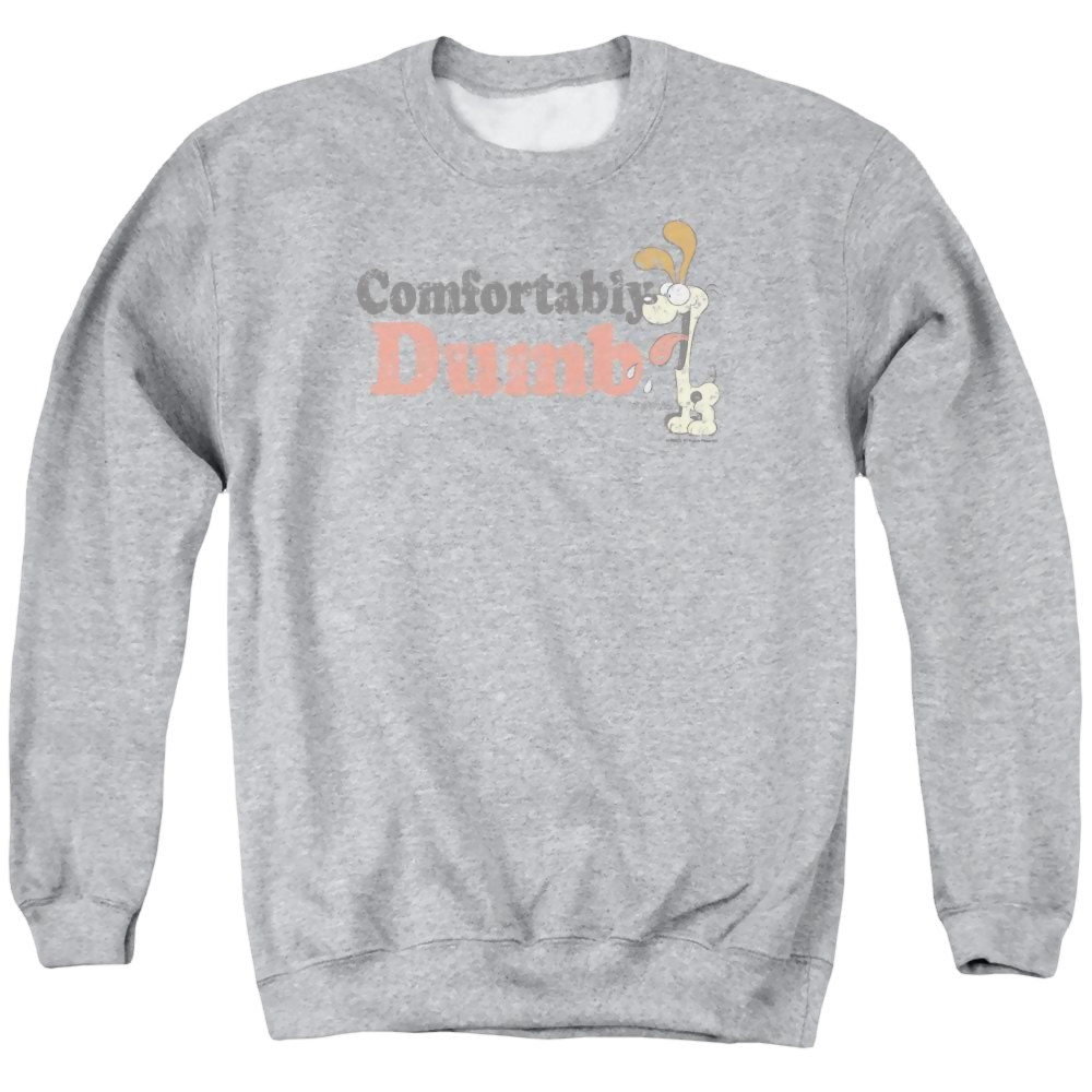 Garfield Comfortably Dumb - Men's Crewneck Sweatshirt Men's Crewneck Sweatshirt Garfield